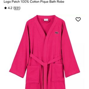 Lacoste Fuchsia Robe